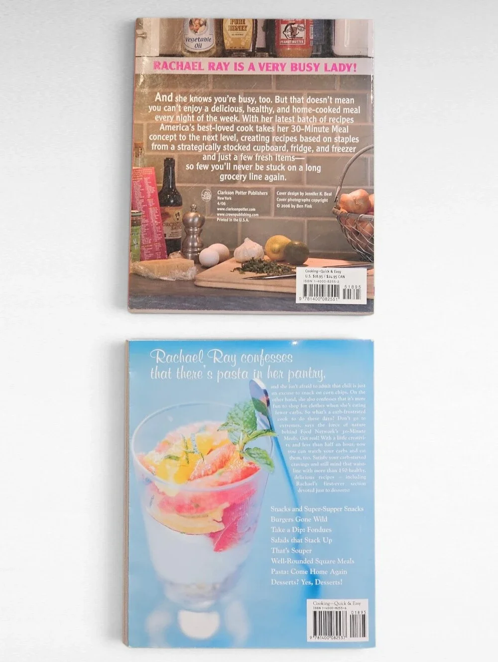 Rachael Ray Two Cookbooks